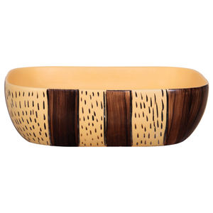 Ensemble de toilettes monobloc de luxe pour hôtel, lavabo en céramique blanc moderne à poser - Product Image 2