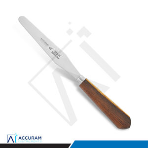 Espátula Profesional para Yeso Accuram, Rígida, 19 cm, Acero Inoxidable, para Laboratorio Dental, Mezcla, Extensión, Encerado, Tallado, Modelado, Corte, CE - Product Image 1
