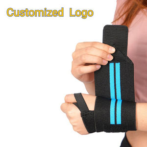 Bandes de poignet en néoprène personnalisées pour adultes, respirantes, écologiques, pour la musculation en salle de sport, avec logo personnalisé, réglables, pour l'été - Product Image 2