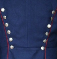 OEM 100% laine personnalisable broderie à la main Logo à manches longues hommes reproduction vestes de hussard allemand