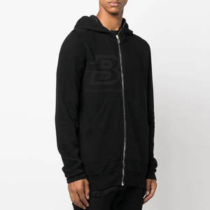 Nouveau design Sweats à capuche zippés à manches longues en coton et polyester pour la saison hivernale Col à capuche fabriqué au Pakistan Prix de gros - Product Image 3