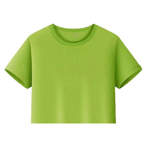 T-shirt long à col rond brodé pour femmes, taille plus, manches courtes, 100% coton biologique, toile respirante, écologique, décontracté - Product Image 2