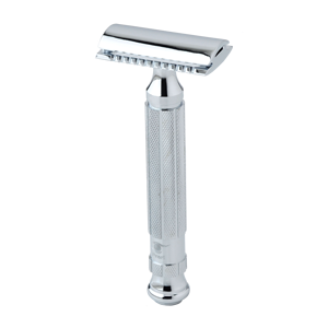 Maquinilla de Afeitar de Doble Filo para Hombre con Hojas de Acero Inoxidable y Mango de Latón para un Afeitado Profesional de Barbería - Product Image 2