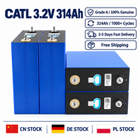 Sel Baterai LiFePO4 CATL 3.2V 314Ah Grade A Prismatic LFP untuk Paket DIY Penyimpanan Energi Rumah ESS Surya 48V 51.2V