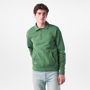 OEM personalizado sudadera con media cremallera Lisa calidad sudadera directo de fábrica de los hombres al por mayor sudadera para Unisex - Product Image 4