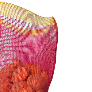 Sac personnalisable en maille PE avec impression offset pour emballage d'ail et d'agriculture recyclable 37x65cm Sac fenêtré - Product Image 4