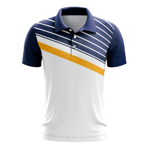 Camisetas de Manga Corta para Hombre, Tejidas, de Alta Calidad, con Estampado Sólido, de Poliéster Ecológico, de Secado Rápido, con Logotipo Bordado Personalizado, Transpirables - Product Image 1