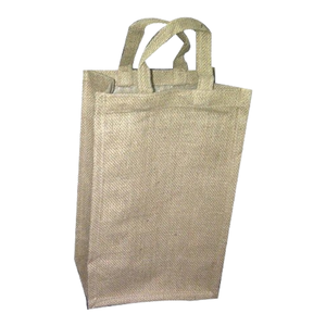 Sac 1 bouteille en jute bon marché - Product Image 5