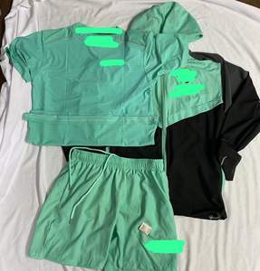 Nouvelle veste coupe-vent unisexe élégante et légère avec capuche à cordon, ensemble coupe-vent 3 pièces pour l'automne, streetwear - Product Image 4