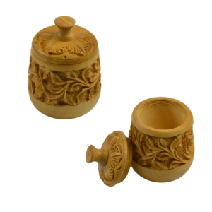 High Quality Multiple Finishing Design <strong>Cookies</strong> <strong>Jar</strong> Best for Kitchenware Decor Solid Wooden Dry Fruits Container - Product Image 6