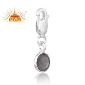Best Selling 925 Sterling Silver Natural Labradorite Gemstone Pendant Custom Jewelry Manufacturer - Product Image 3