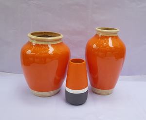 Vase en bambou filé pour la maison et la cuisine mariage hôtel salon décoration ensembles de dîner stockage et organisation à domicile fabriqué au Viet - Product Image 4