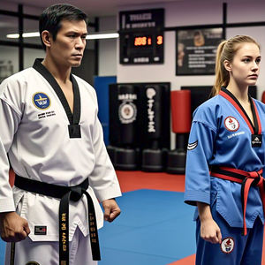 ชุดออกกำลังกายผ้าคอตตอน100% สำหรับผู้ชายชุดคาราเต้ผ้าฝ้าย100% คุณภาพสูงชุดฝึกซ้อม - Product Image 2