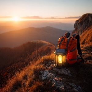 Resistente al calore e infrangibile lanterna da campeggio solare lampada da tenda impermeabile campeggio in riva al lago alpinismo - Product Image 5