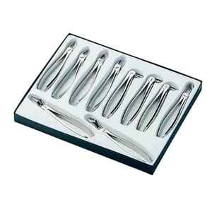 Nouvel arrivage : Kit d'instruments dentaires en acier inoxydable 10 pièces – Pinces d'extraction manuelles de précision sûres et efficaces – Professionnel CE - Product Image 1