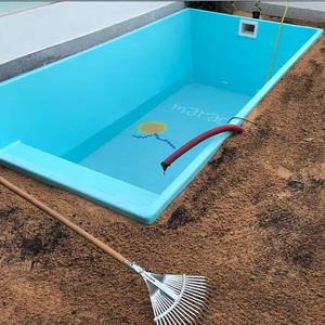 Vente directe d'usine Piscines enterrées en fibre de verre Jardin extérieur Maison de luxe Spa de natation Taille personnalisée piscine - Product Image 3