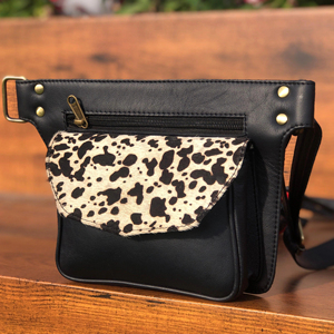 Nouveau sac de taille en cuir véritable fait à la main occidental avec ceinture réglable Unique Vintage élégant sac banane hanche sacs de taille réglables - Product Image 4