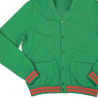 Pull cardigan décontracté vintage pour femmes de haute performance avec logo brodé sur le devant