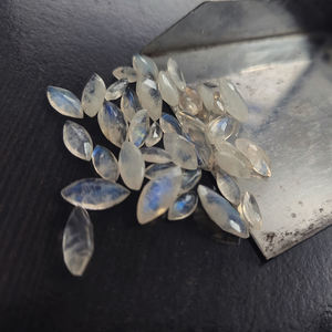 39 pièces naturel arc-en-ciel pierre de lune 8x4mm 16x8mm marquise facette 61.55cts Lot IROC ventes bleu feu lâche pierre précieuse coupe US $35 - Product Image 2