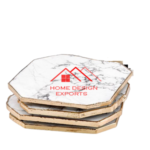 Posavasos de diseño personalizado de mármol con textura italiana de último diseño, posavasos de mármol de último diseño de alta venta para el hogar, Bar, cocina - Product Image 1