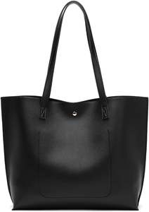 Polished And Practical Ladies <b>Tote</b> <b>Bag</b> With <b>Faux</b> <b>Leather</b> Body And Statement Tassel Trim For Women's - Product Image 3