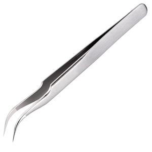 Proveedor directo de fábrica Pinzas de pestañas reutilizables hechas a mano Diseño único Color sólido Pinzas de pestañas fáciles de usar - Product Image 1