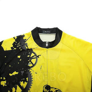 เสื้อขี่จักรยานระบายอากาศสำหรับผู้ชายพิมพ์ลายได้ตามต้องการดีไซน์แบบซับลิเมชันไม่เหมือนใครทำจากโรงงาน - Product Image 3