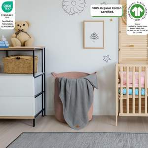 ผ้าห่มเด็ก Alina-80x100ซม. (100% ผ้าฝ้ายอินทรีย์-380gr) สีเขียว - Product Image 3