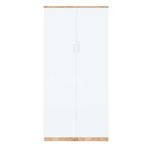 Archivador Minimalista de 4 Niveles de Madera de Caucho con Puertas Abatibles con Cerradura para Oficina, Taller, Oficina en Casa y Hogar - Product Image 2