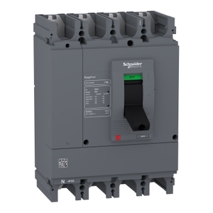 Interruttore Automatico SCHNEIDER ELECTRIC Easypact EZC630N 4500N, 500A, 4 Poli, Interruttori Automatici a Cassa Stampata 3D - Product Image 1