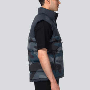 Blouson bouffant en coton épais à la mode pour hommes Blouson bombardier graphique à impression numérique personnalisé fermeture à glissière grande taille personnalisable - Product Image 4