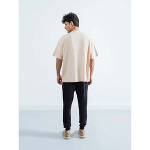 Camiseta Hip Hop MC2104 de Hombros Caídos, Cómoda, 100% Algodón, Transpirable, Antiarrugas, 220 Gramos, Jersey para Primavera/Verano, MOQ Bajo - Product Image 4