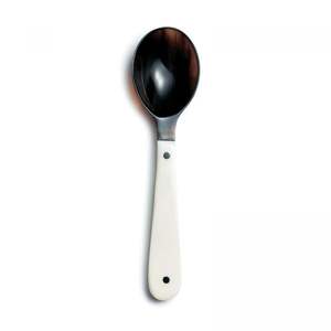 Utensilios para Ensalada de Cuerno de Búfalo Negro y Hueso Blanco, Ecológicos, Aptos para Lavavajillas, Hechos en India - Product Image 1