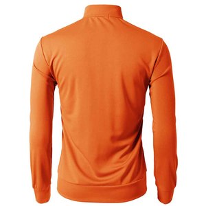 Nuevo producto Chaqueta transpirable con cuello levantado y cremallera frontal de LICRA y poliéster a prueba de viento para hombres, chaquetas para hombres - Product Image 4