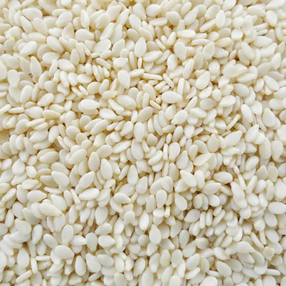Graines de sésame naturelles crues 100% graines de sésame décortiquées blanches pures du Canada