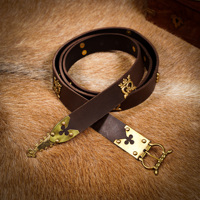 Ceinture pour homme en cuir de vachette, design viking médiéval, qualité supérieure, alliage de zinc, faite à la main, vente en gros, personnalisable