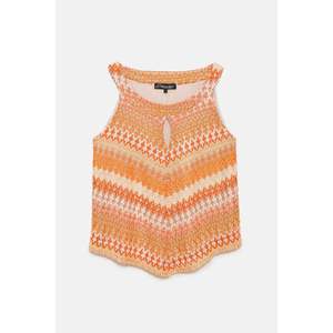 Blusa Holgada con Cuello Halter y Estampado Étnico - Product Image 6