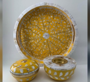 Bandeja de madreperla Quemador de incienso con cajón de madera de agar Almacenamiento Variedad de color Regalo musulmán de faizacraft - Product Image 3