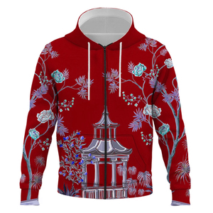 Sublimación completa Impresión Superventas 100% Sudaderas con capucha térmicas de algodón Hombres de moda Use sudaderas con capucha - Product Image 1