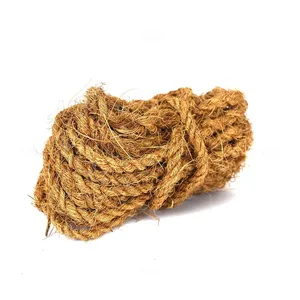 CORDE DE NOIX DE COCO TRESSÉE EN GROS POUR LA DÉCORATION ET L'ARTISANAT - Product Image 2