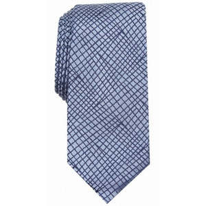 Cravate Alfani pour homme, bleu marine, imprimé abstrait, taille standard, polyester, cravate Ascot, cravate tendance pour tenue décontractée et formelle - Product Image 2