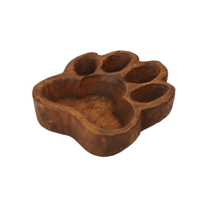ชามใส่แป้งทำจากไม้อะคาเซียทนความร้อนสำหรับสุนัขอุ้งเท้าสุนัขอุ้งเท้าสุนัขทำด้วยมือเป็นมิตรกับสิ่งแวดล้อมขายส่งจากเวียดนาม - Product Image 3