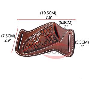 Gaine Angeld de qualité supérieure en gros faite à la main pour couteaux pliants de 4 ''et à lame fixe de 4'' ISONZ - Product Image 5