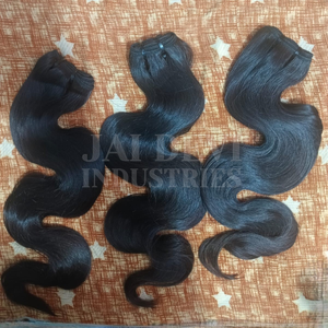 Meilleure vente 100% vierge indienne Remy Extensions naturel noir droit corps vague Texture lâche vague d'eau pour cheveux cheveux humains - Product Image 3
