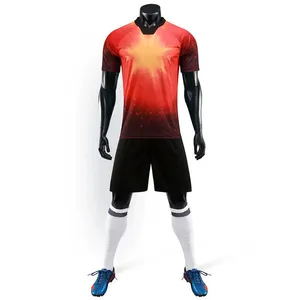 High Quality Unisex Soccer Jerseys Uniform Sportswear Club Sets Customized Top Design Soccer Uniforms