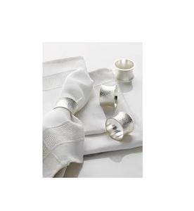 Anneau de serviette artisanal de petite taille fabriqué en Inde, forme irrégulière, acier inoxydable, utilisation de la vaisselle, bon design, haute qualité - Product Image 5