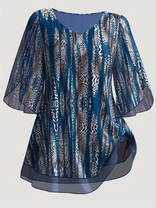 T-shirt d'été confortable et respirant à manches courtes en coton, à col en V, extensible et doux, à la mode pour femmes - Product Image 4