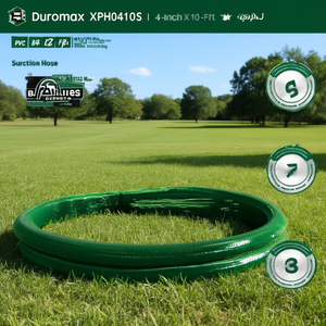 ดูโรแม็กซ์ XPH0410S สายดูดน้ำพีวีซีขนาด 4 นิ้ว x 10 ฟุต สำหรับปั๊มน้ำแรงดันสูง - Product Image 3