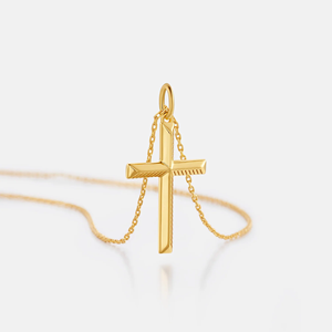 Pendentif pour homme en alliage plaqué or Ice Legacy personnalisé avec diamants CZ - Cadeau et occasion de fête - Product Image 3