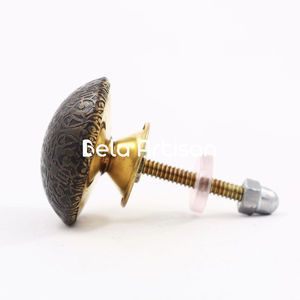 Modern Brass Cabinet <b>Handles</b> Luxury Furniture Hardware Luxury Mushroom Knobs for Kitchen <b>Wardrobe</b> Bathroom Drawer Pulls Metal - Product Image 6